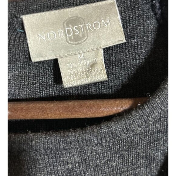 Nordstrom 2 Pc Acrylic Wool Blend Gray Sweater Dress Women’s M Winter‎ - Picture 2 of 8
